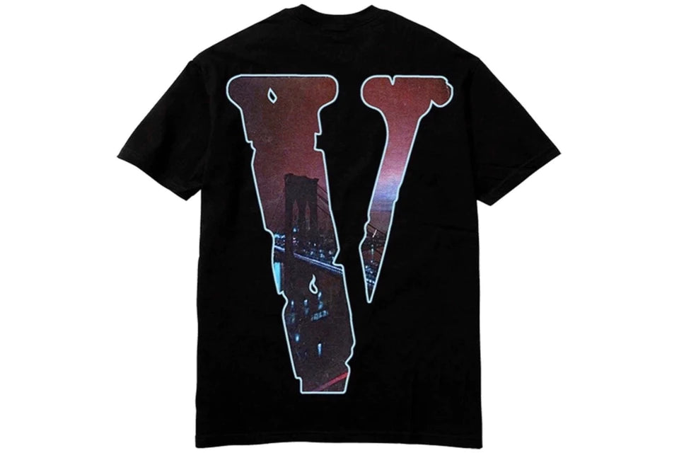 トップスPop Smoke x Vlone Wraith Tee Black XL ② - Tシャツ