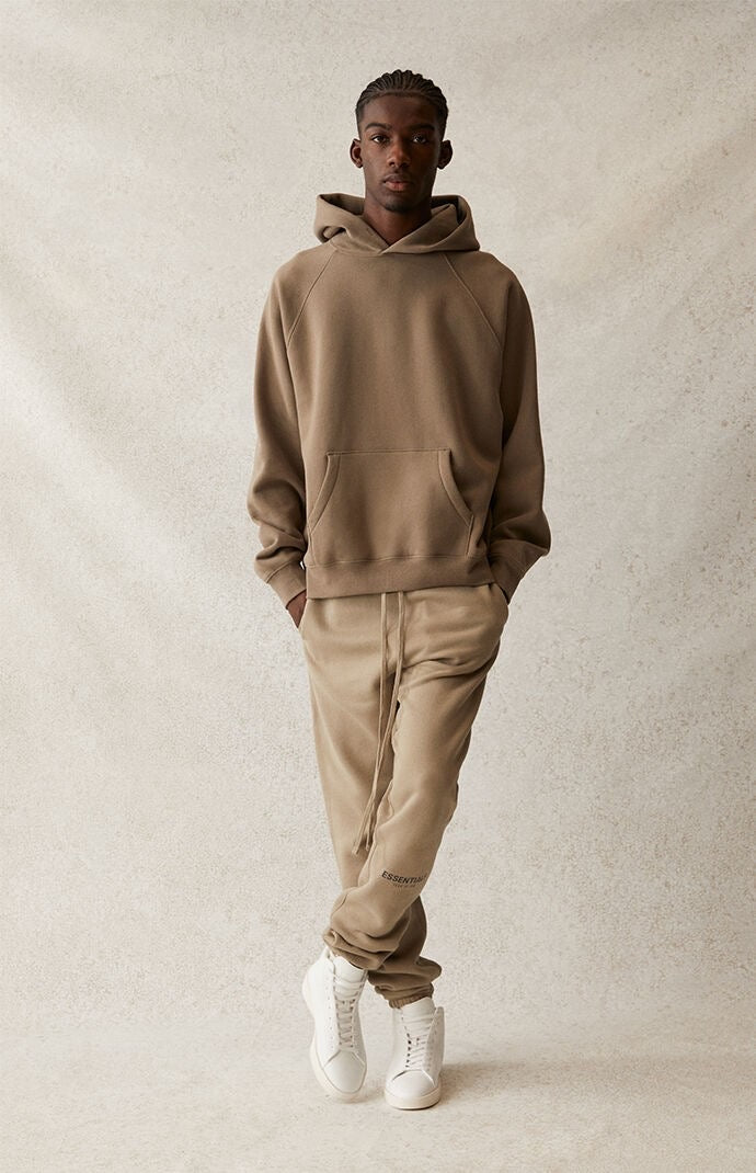 FEAR OF GOD ESSENTIALS PULL‑OVER HOODIE (SS21) TAUPE – Youthgenes