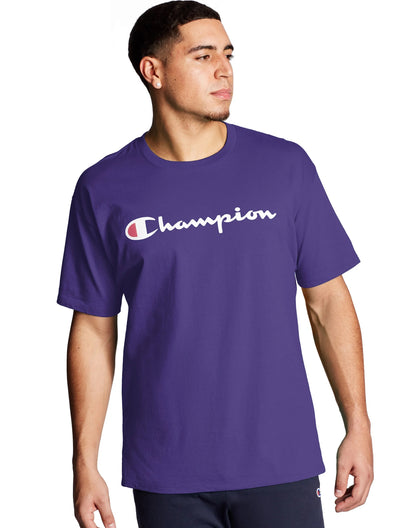 Champion Script Logo (purple)