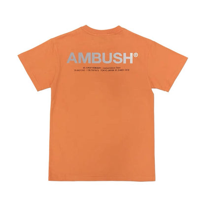 AMBUSH 3M Reflective Orange Tee