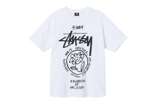 Stussy 40th Anniversary World Tour Flower T-Shirt