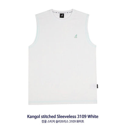 KANGOL Signature Sleeveless Top White