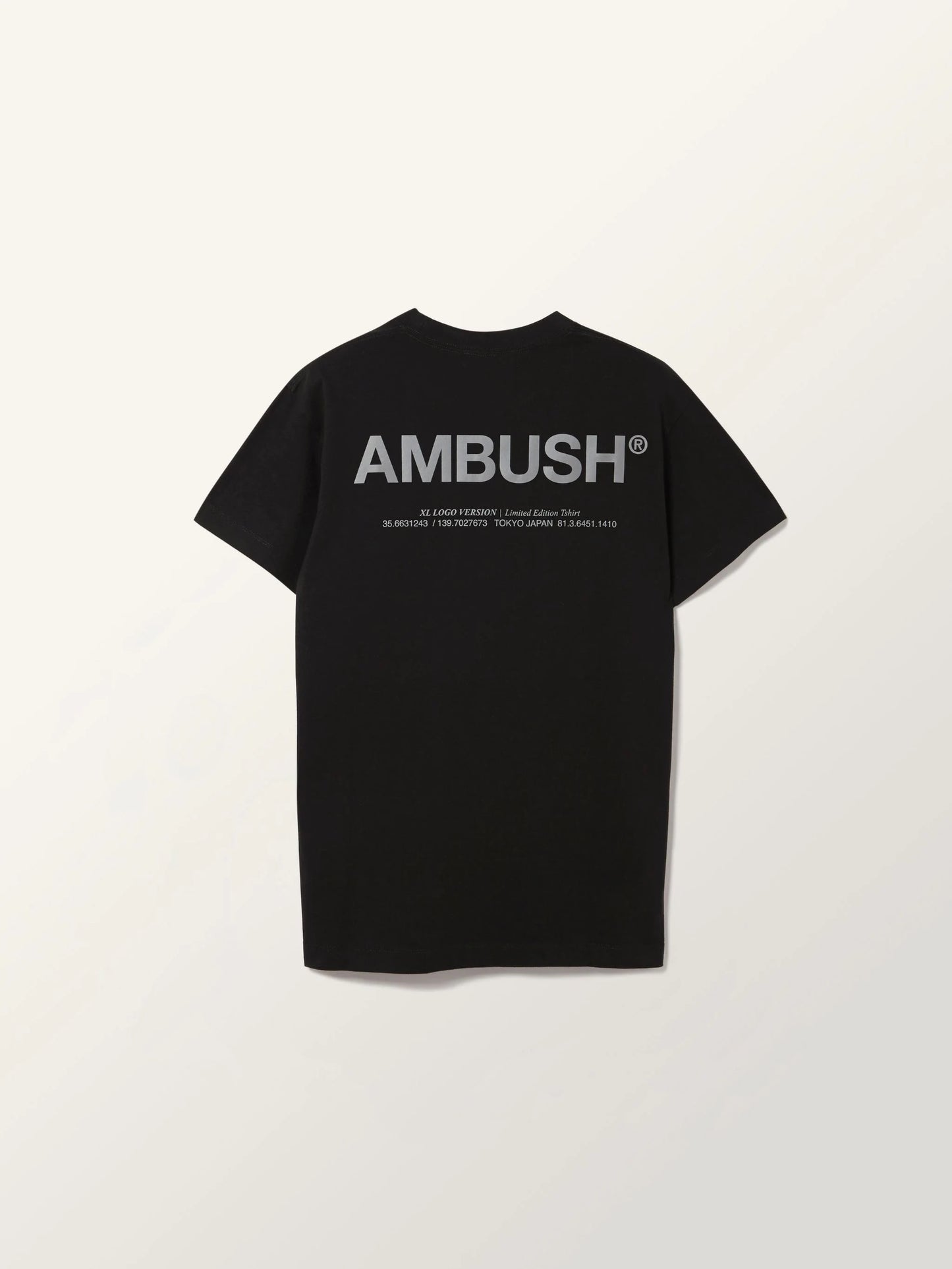 AMBUSH 3M Reflective Black Tee