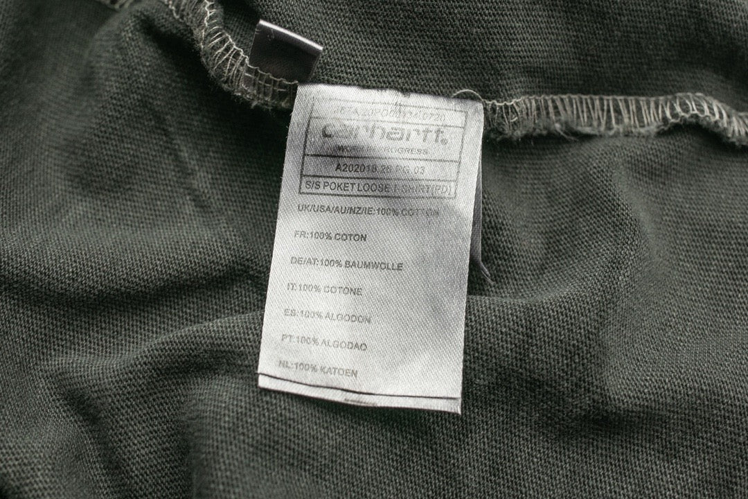 Carhartt USA K87 pocket Tee (Garment Dye Black)