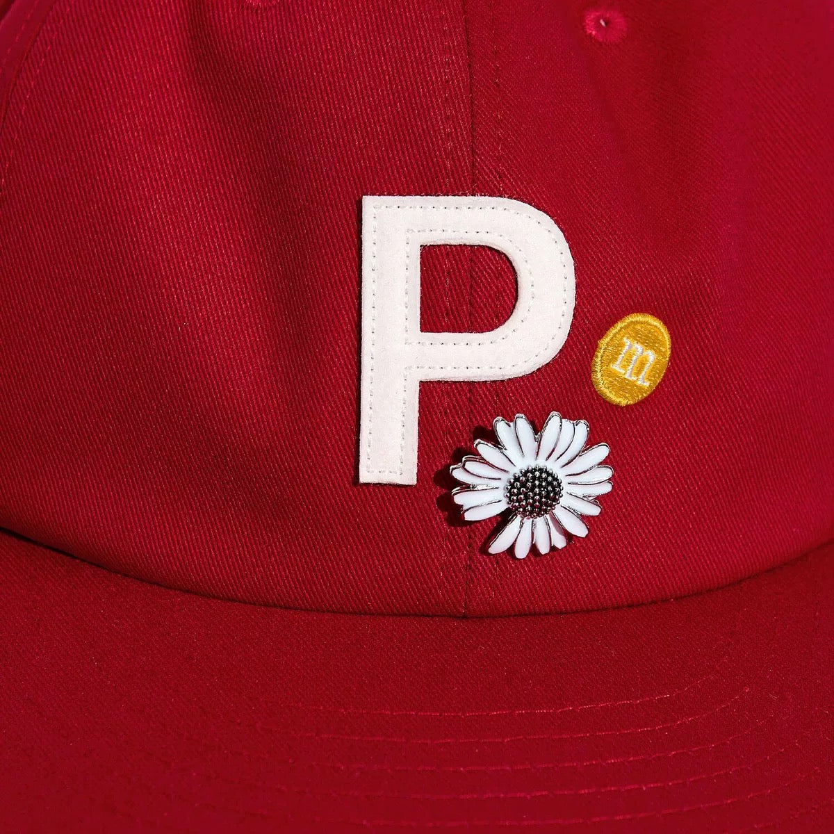 Peaceminusone Signature P Logo Cap Red