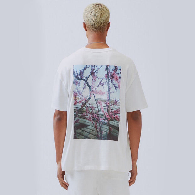 ESSENTIAL Floral Tee White