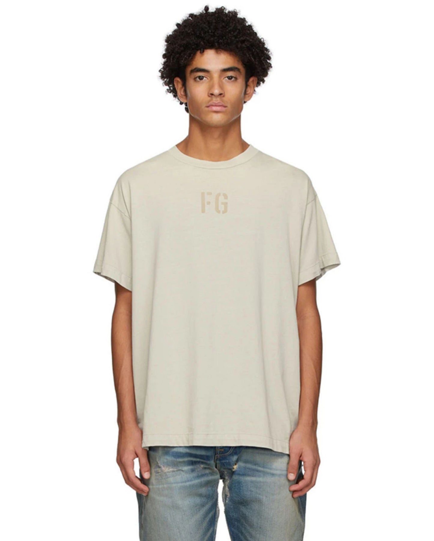 Fear Of God Monogram Print T-Shirt Seventh Collection
