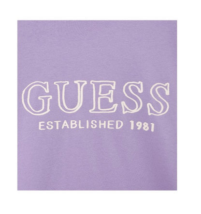 GUESS Outline Design Print Purple