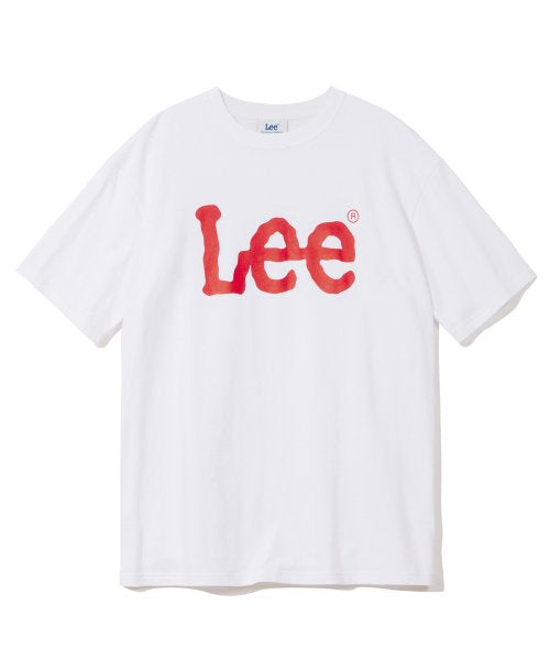 Lee Signature Logo Shortsleeve White-Red
