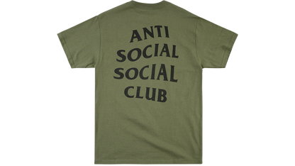 Anti Social Social Club ASSC Army Green Logo Tee