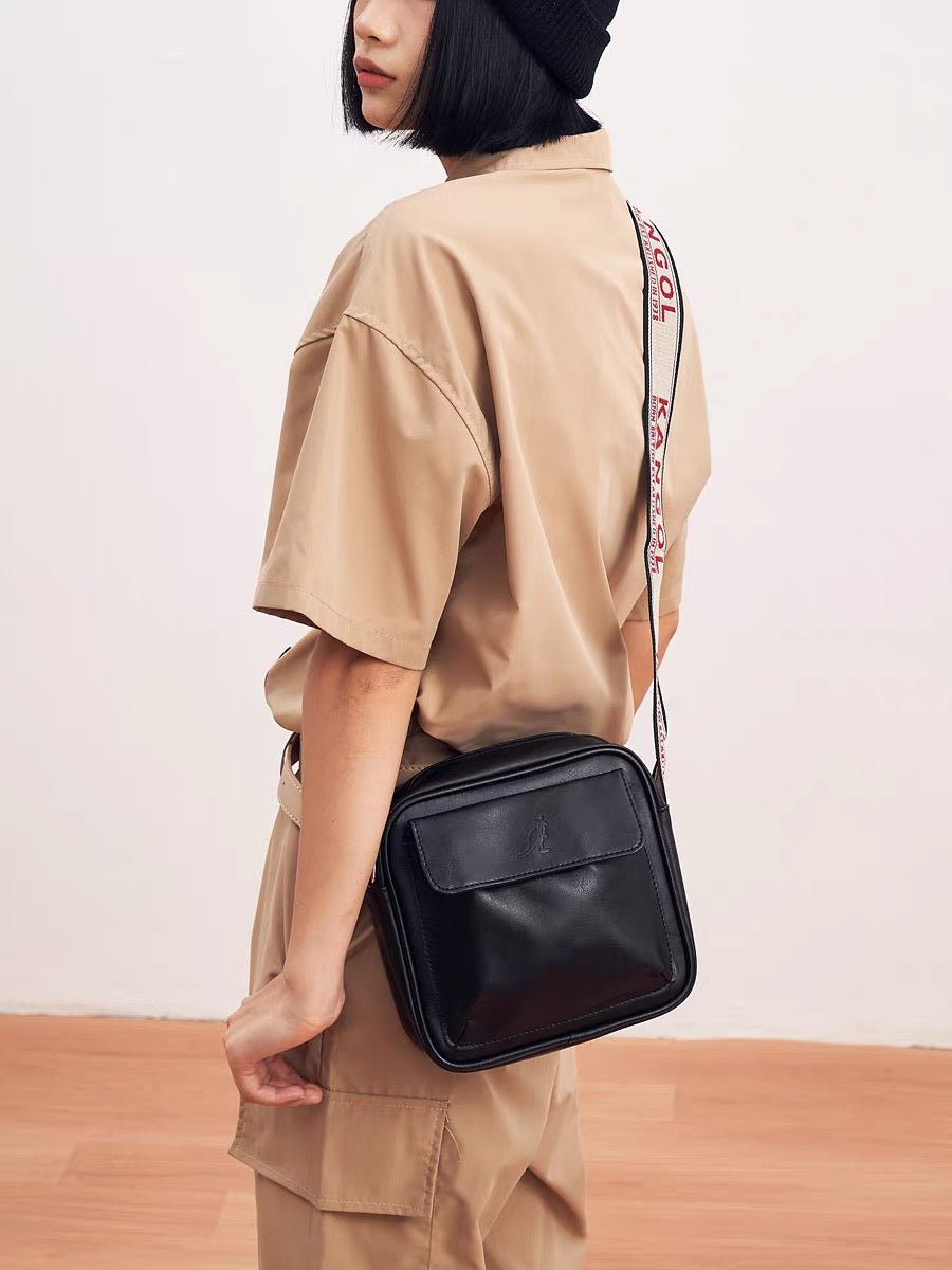 Kangol Leather Sling Bag