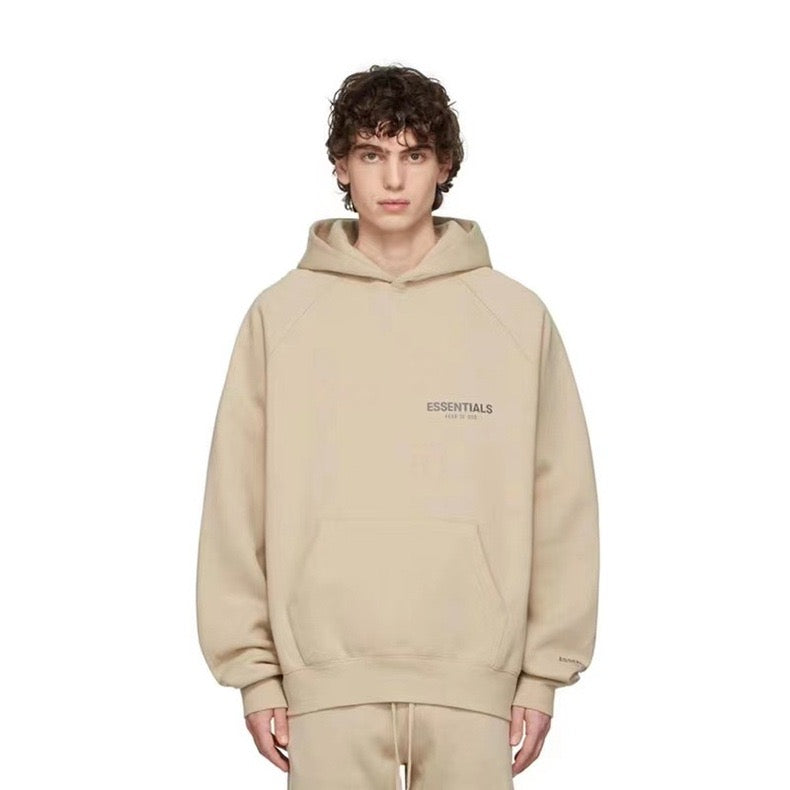 Tan Cotton Hoodie by Fear of God ESSENTIALS on Sale
