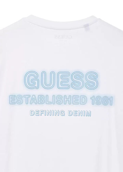 Guess Neon Light Tee White