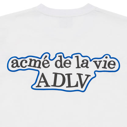ADLV Double Embo Basic Logo (white blue)
