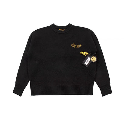 drew house script sweater black