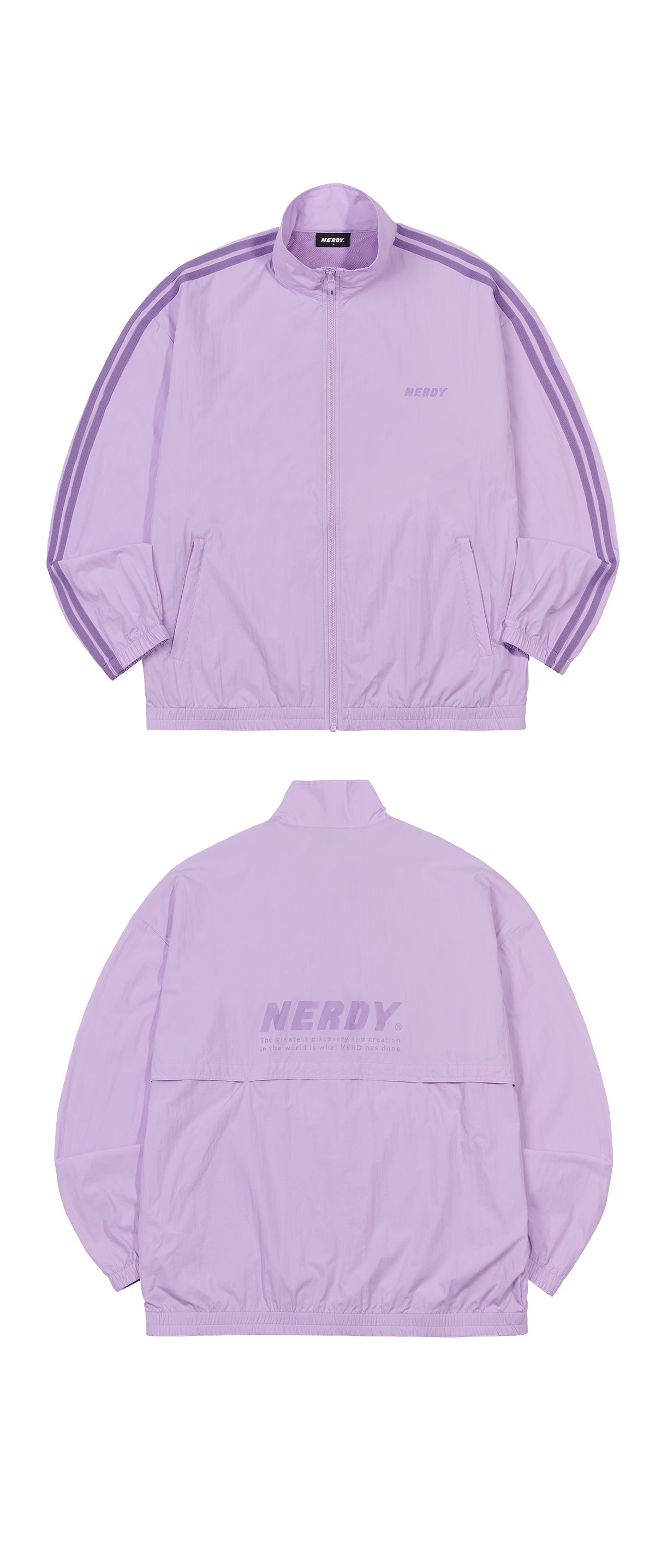 Nerdy Windbreaker Purple