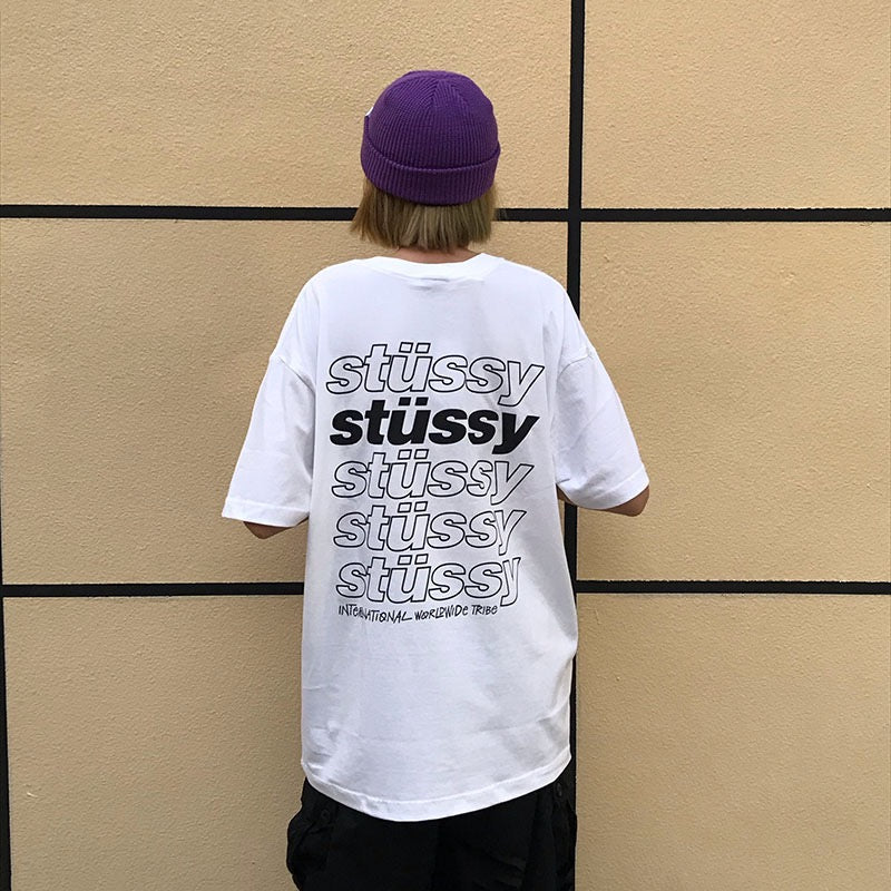 Stussy International Worldwide Tribe t-shirt (white) – Youthgenes Market