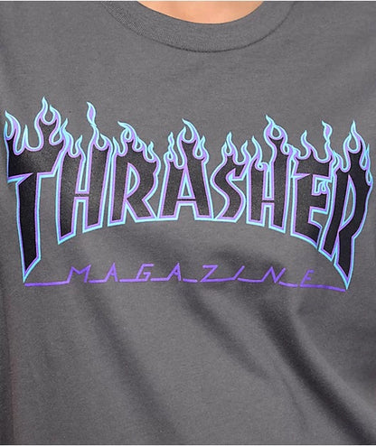 Thrasher Basic Logo (Grey-Purple Wording)