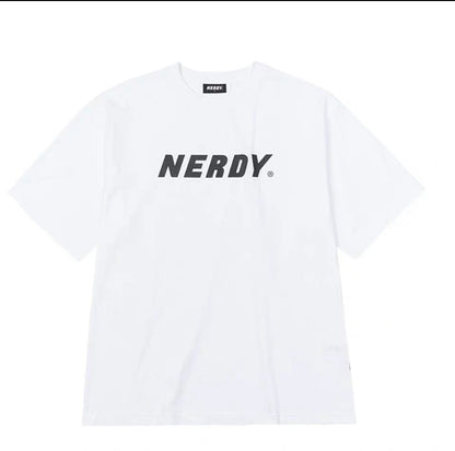 NERDY Plain Logo t-shirt (white)