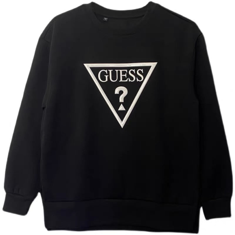 Guess Logo White Embossed PullOver