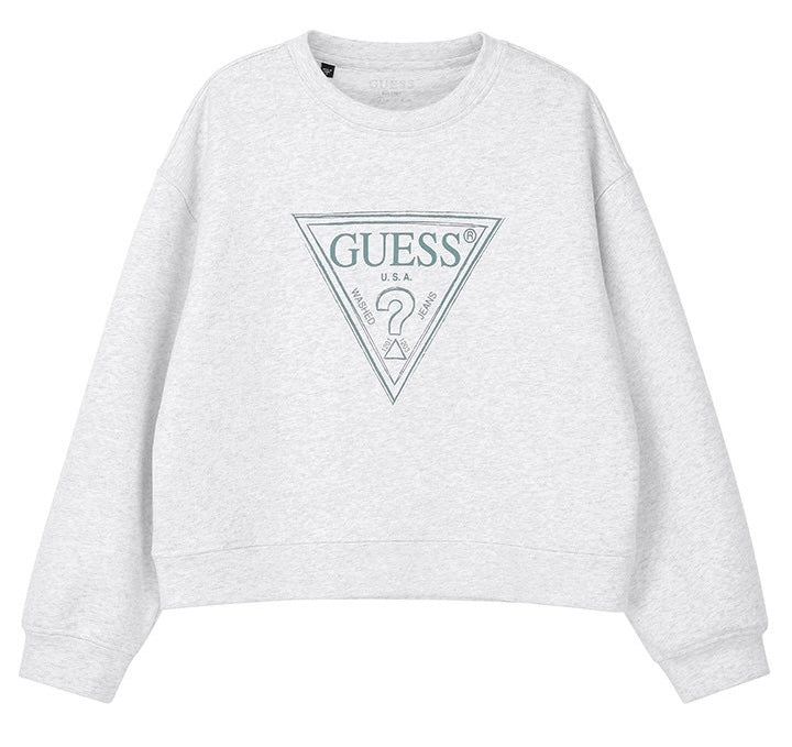 Guess Crop-Top Sweater (Grey)