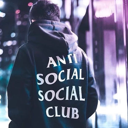 ANTI SOCIAL SOCIAL CLUB WORDING HOODIE