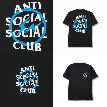 Anti Social Social Club Fragment Blue Bolt Tee