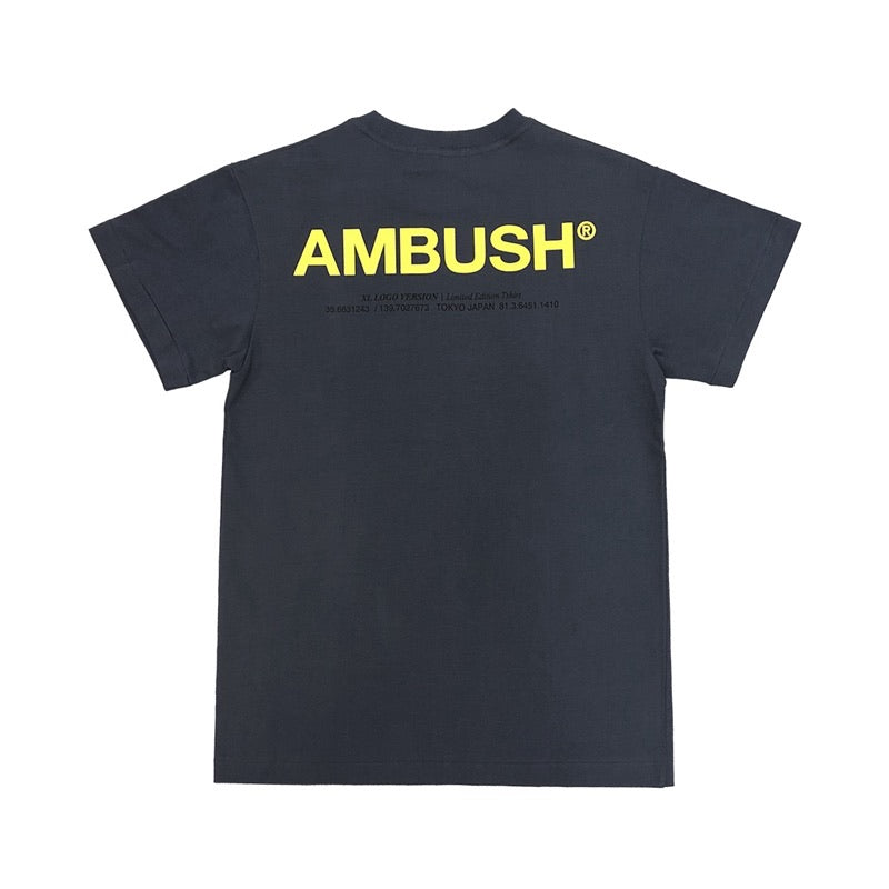 AMBUSH 3M Reflective Navy Tee