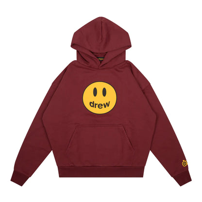 Drew house mascot hoodie  burgundy