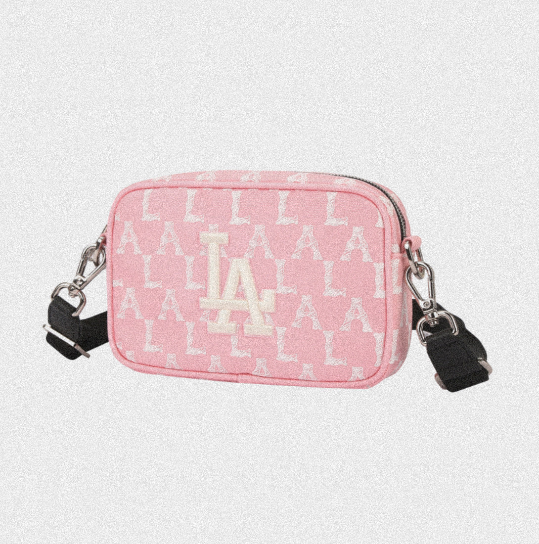 MLB Monogram Mini Cross-bag Pink