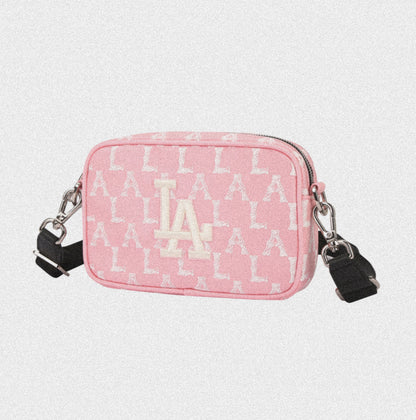 MLB Monogram Mini Cross-bag Pink