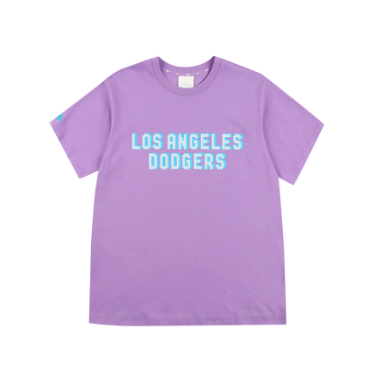 MLB LA Dodgers Purple Shortsleeve