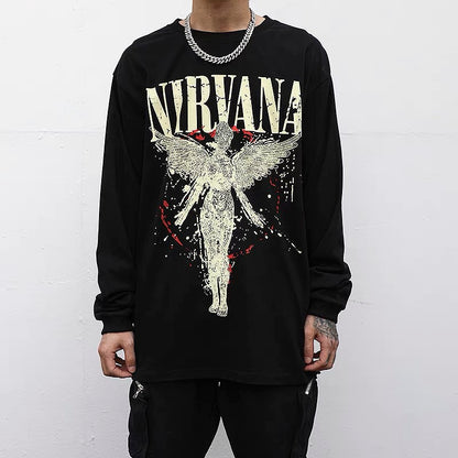 NIRVANA Vintage Sweater (Black)