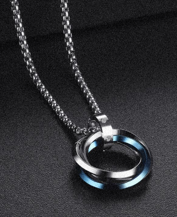 Korean Style Loop Stainless Steel Necklace